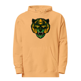 MOTU Inspired Green and Orange Tiger Unisex midweight hoodie
