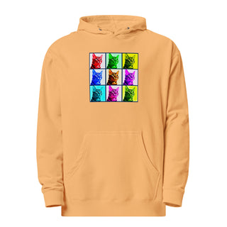 Warhol Cats Unisex midweight hoodie