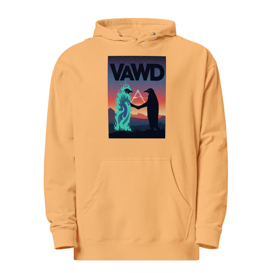 Surreal Handshake Graphic Hoodie