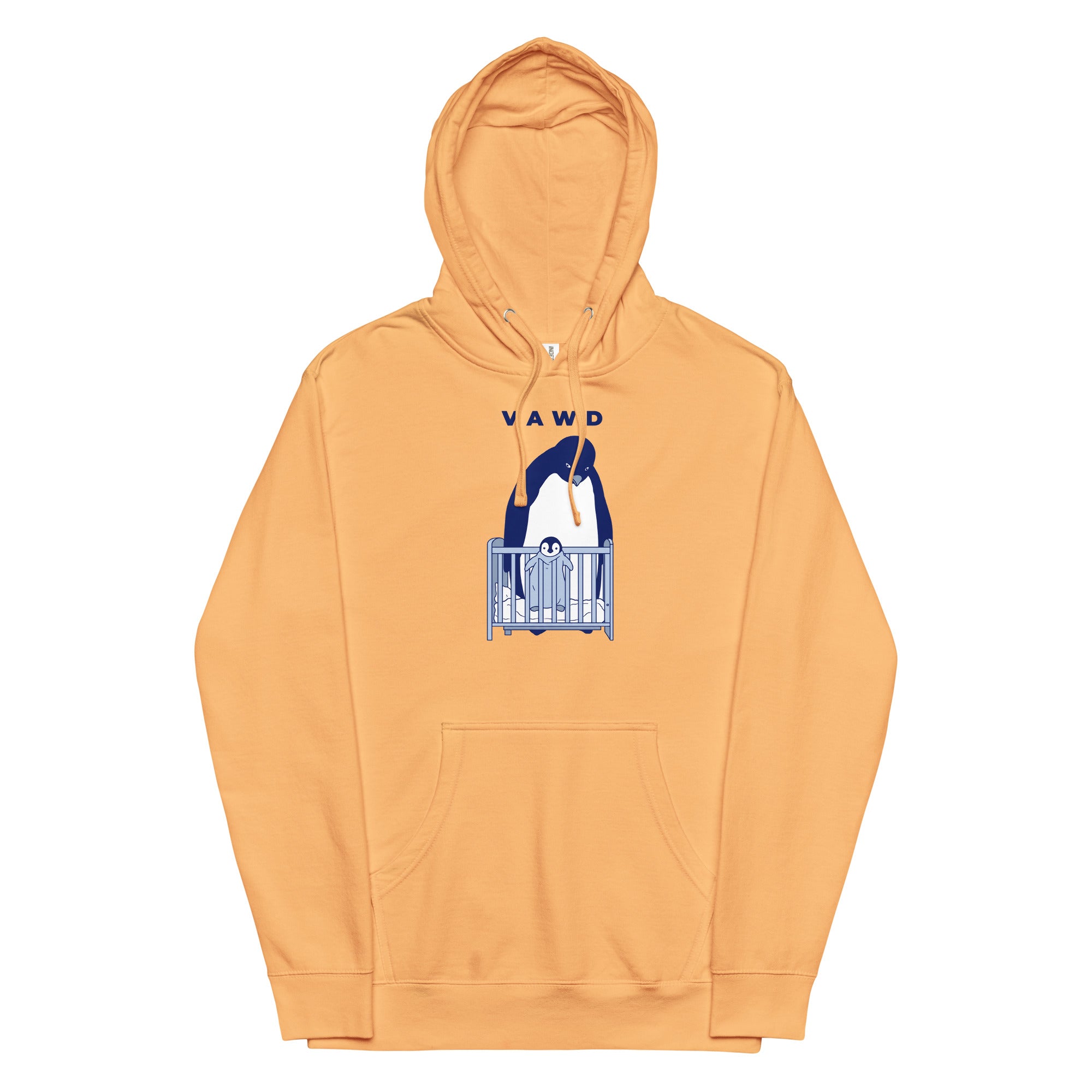 VAWDesigns Baby Penguin Crib Hoodie