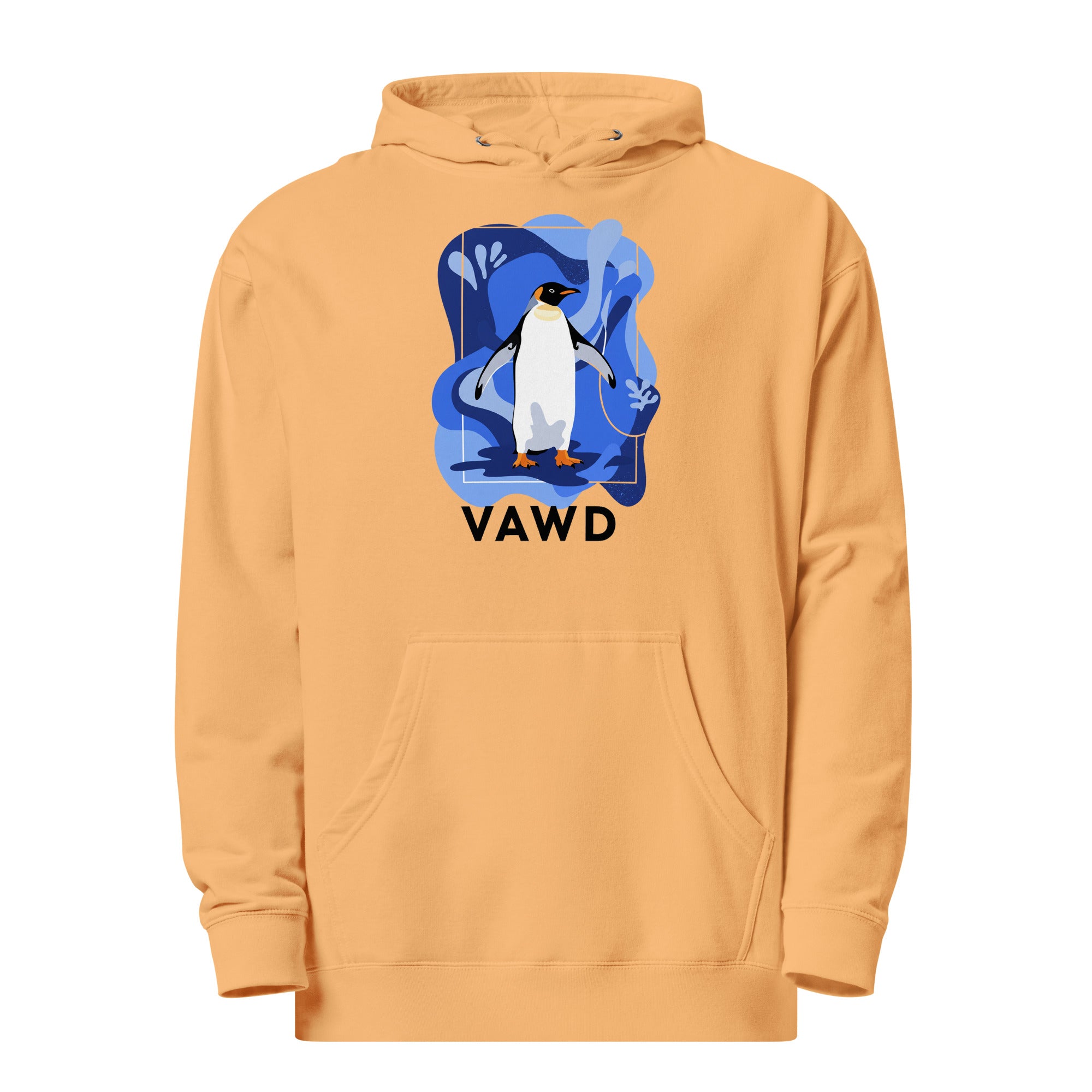 VAWDesigns Abstract Penguin Hoodie