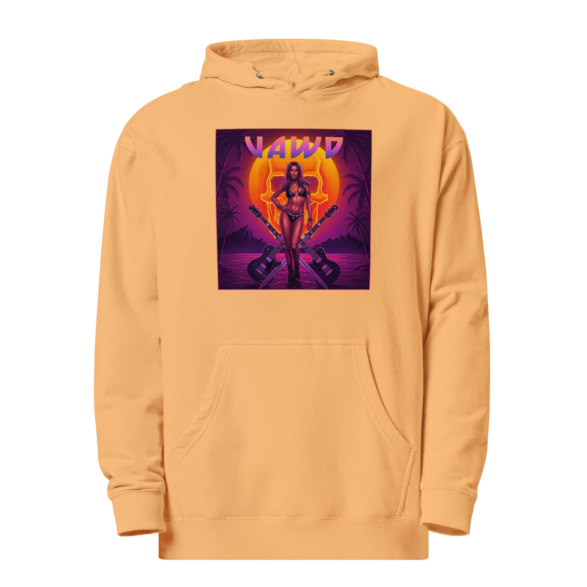 VAWD Retro Hard Rock Glam Hoodie