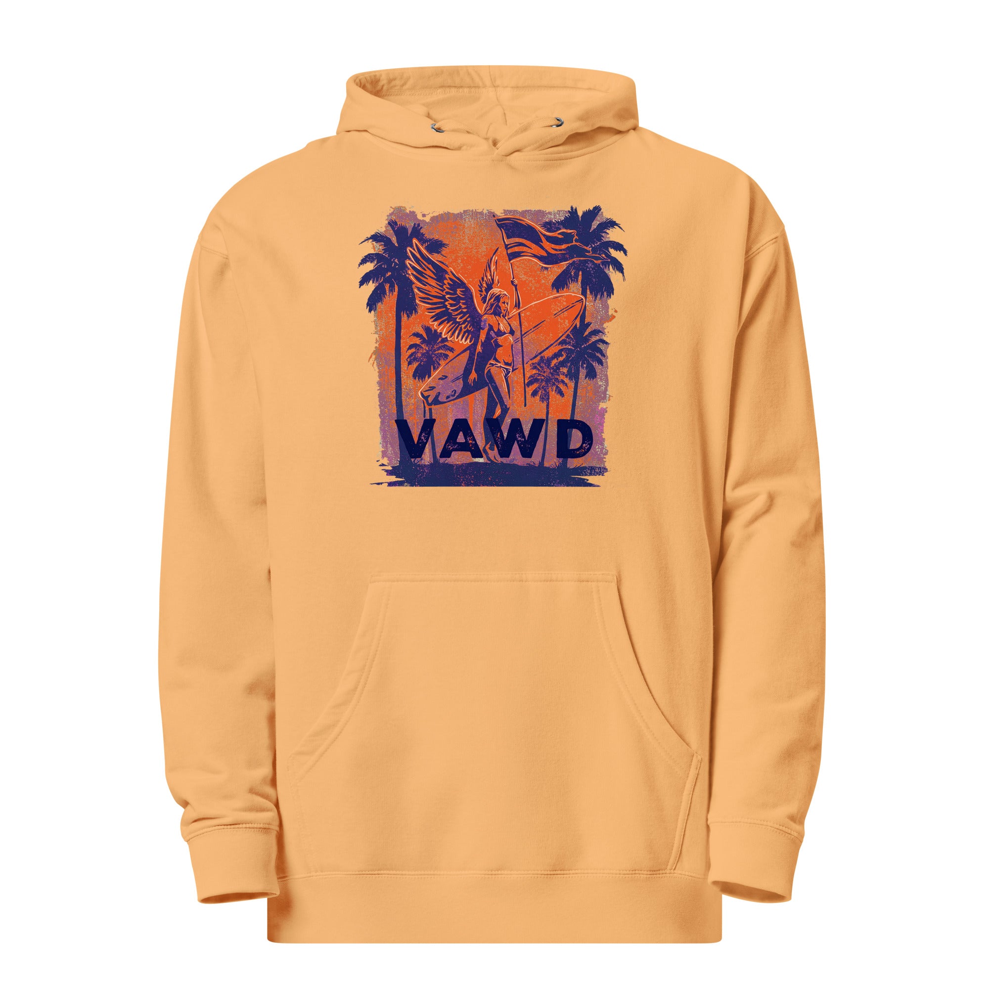 VAWD Vintage Rock & Roll Beach Hoodie