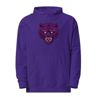 MOTU inspired Purple and Black Tiger Unisex midweight hoodie