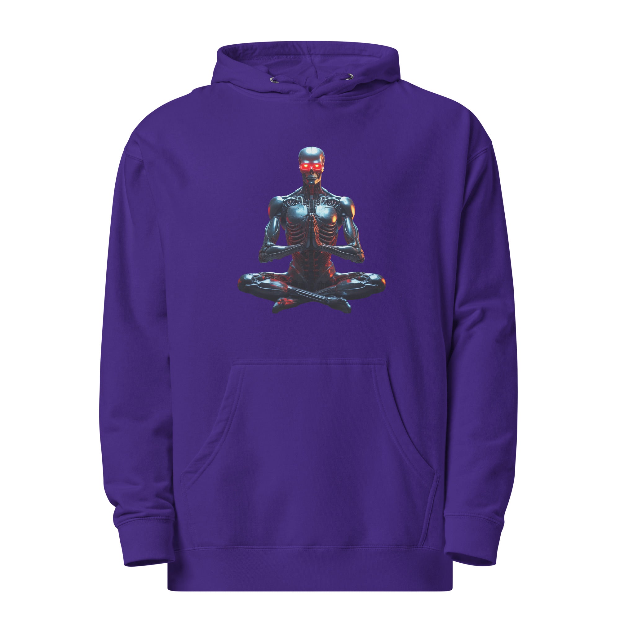 Terminator Buddha Unisex midweight hoodie