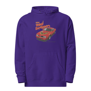 The Red Dragon Unisex midweight hoodie