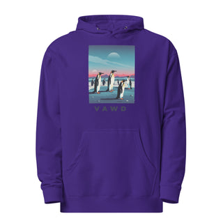 Penguin Moonrise Graphic Hoodie