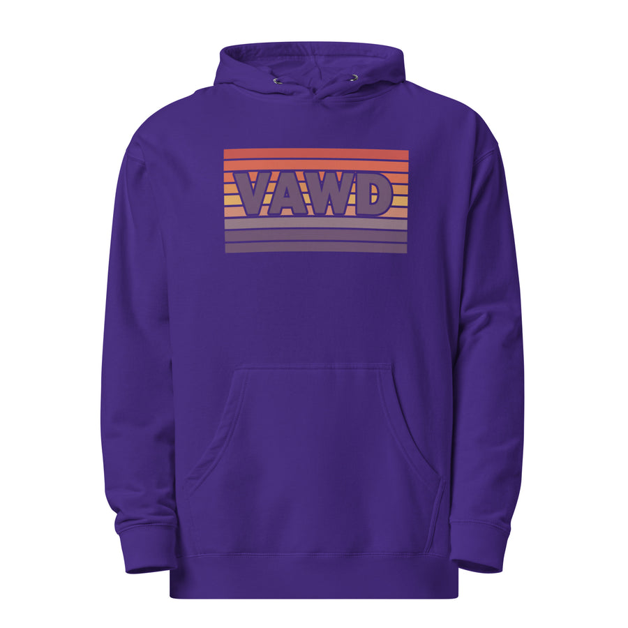 Sunset Stripe Logo Hoodie
