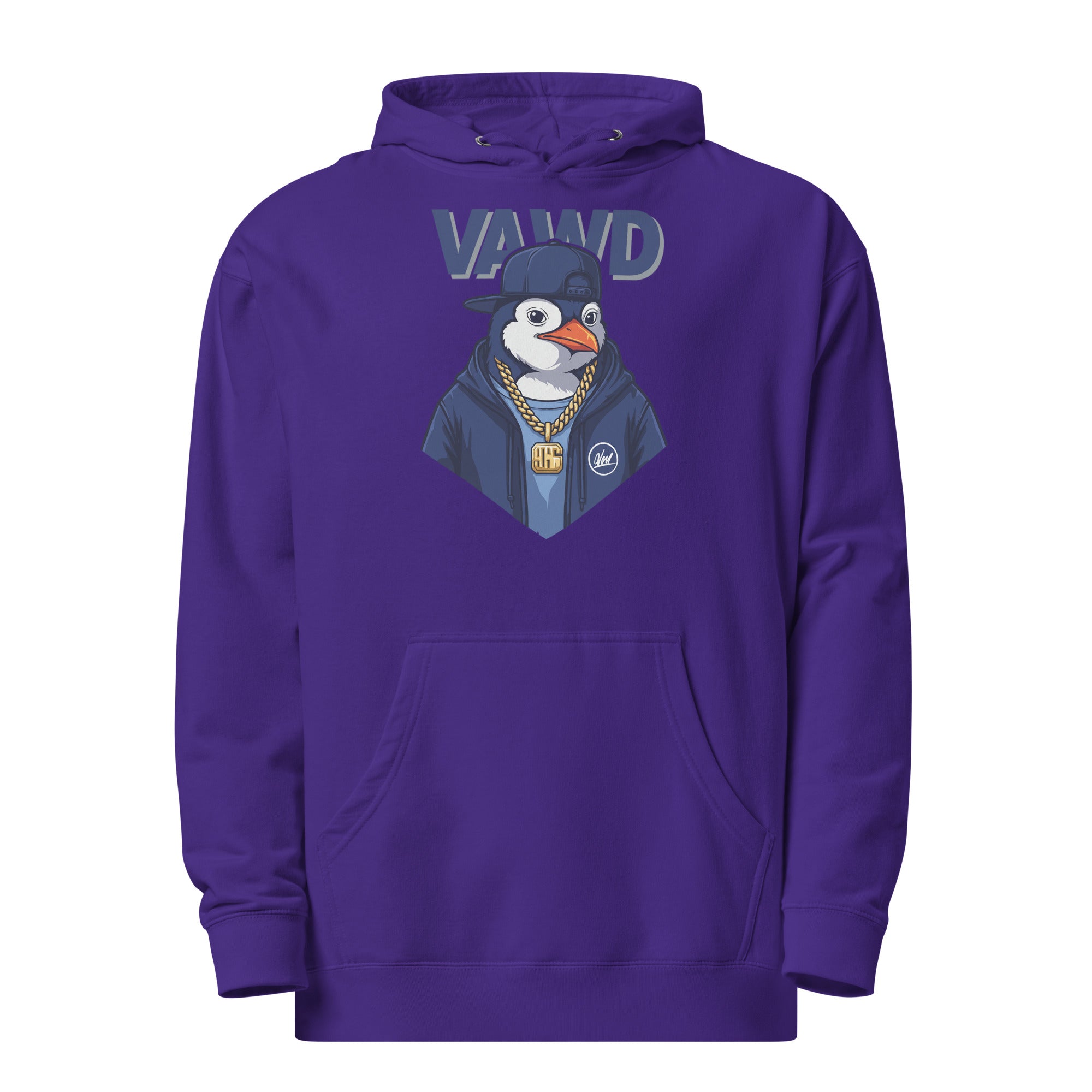 VAWDesigns Hip-Hop Penguin Hoodie