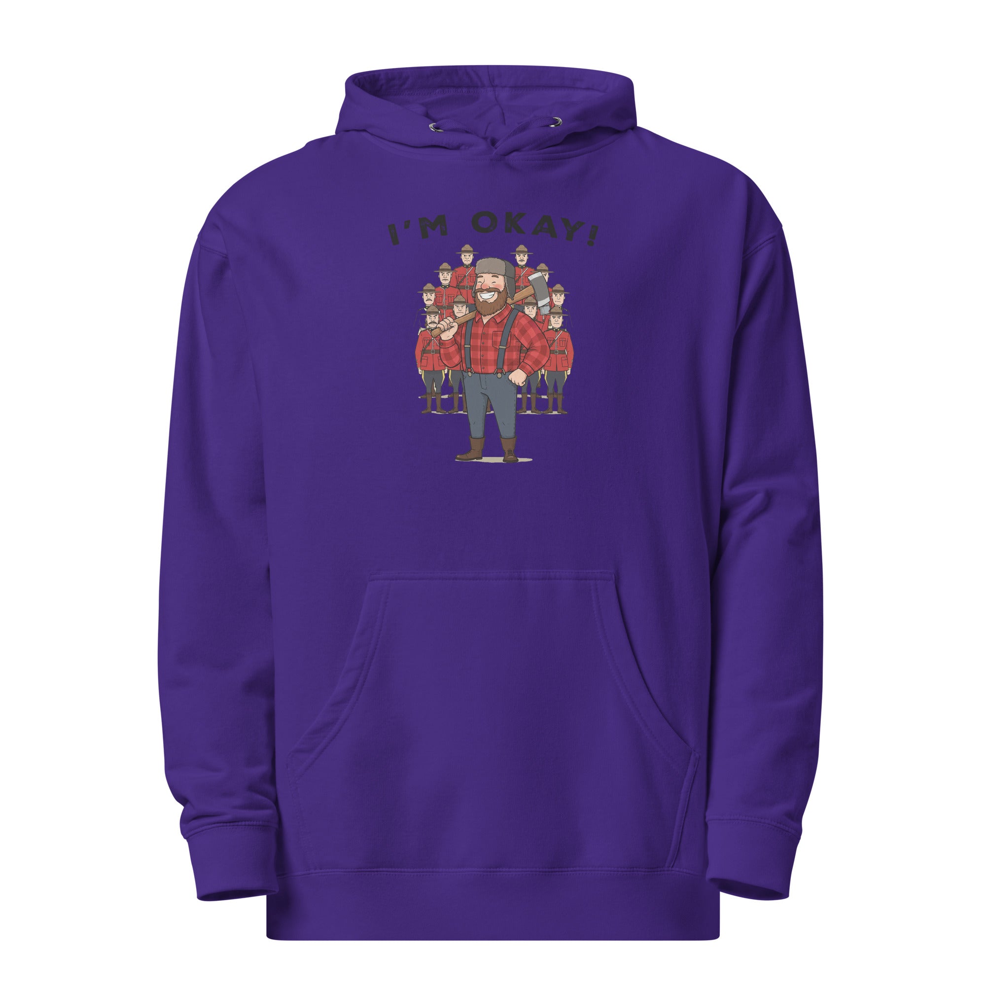 VAWD “I’m Okay!” Lumberjack Hoodie