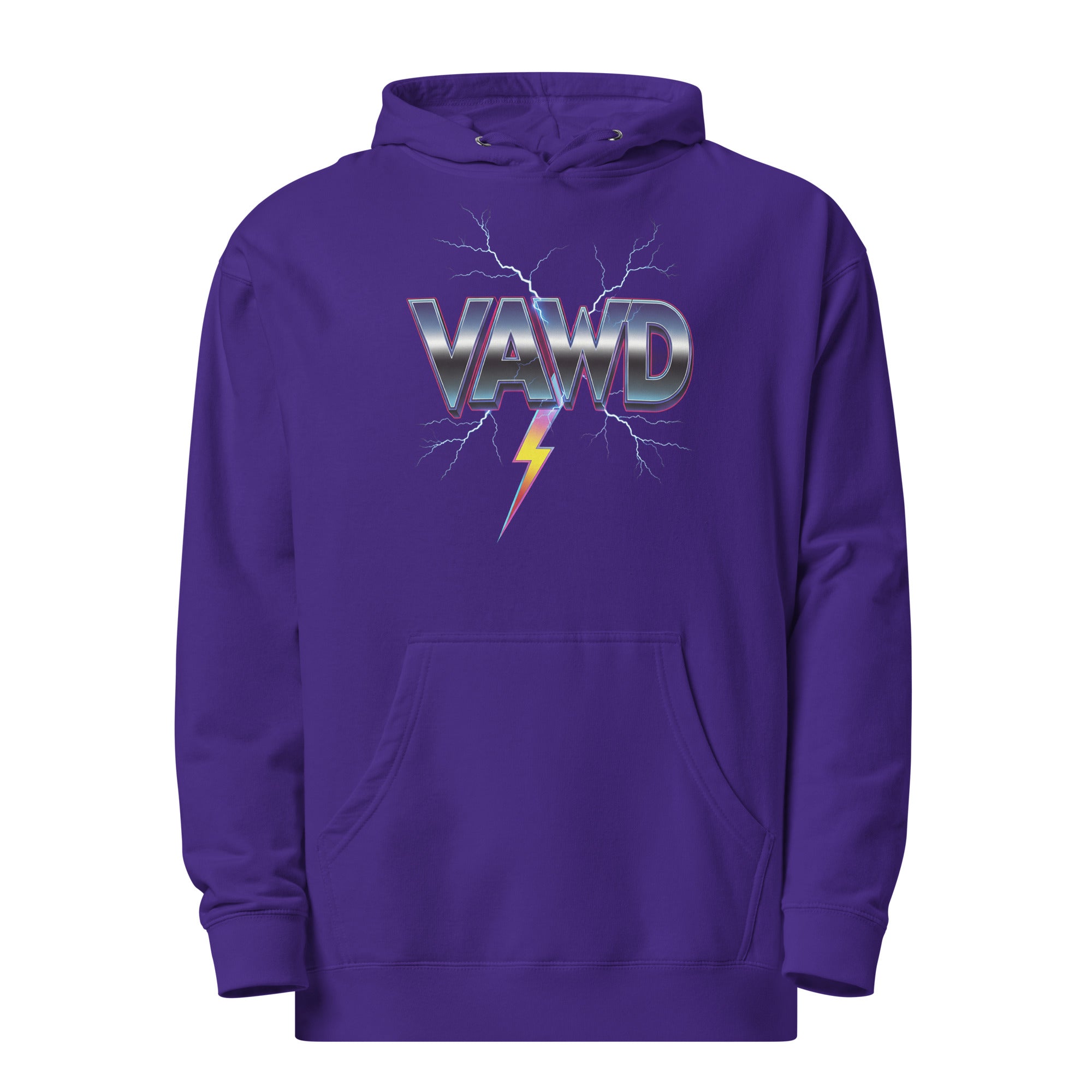 VAWDesigns Lightning Bolt Graphic Hoodie