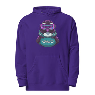 Futuristic Cyber Penguin Unisex Hoodie