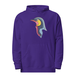 Penguin Profile Unisex Midweight Hoodie