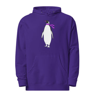 Minimalist Graphic Penguin Unisex Midweight Hoodie
