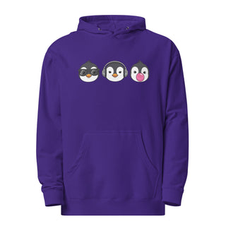 See No Evil Penguins Unisex Hoodie