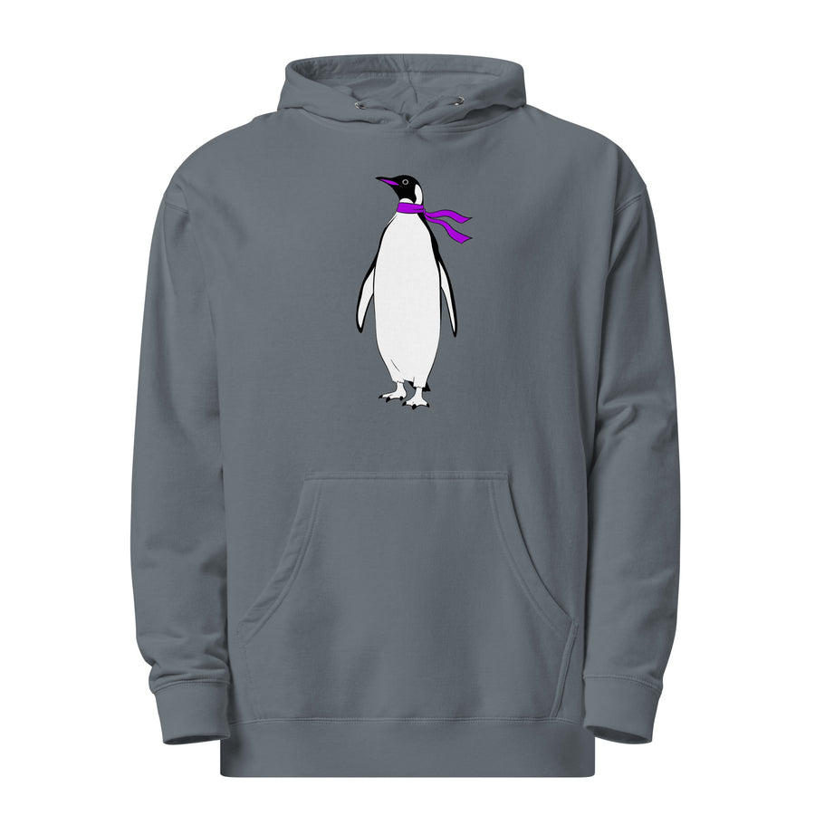 Minimalist Graphic Penguin Unisex Midweight Hoodie