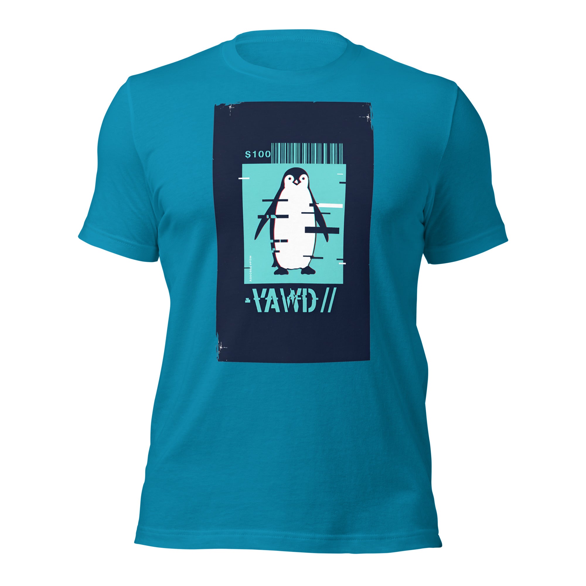 Glitch Penguin Unisex t-shirt