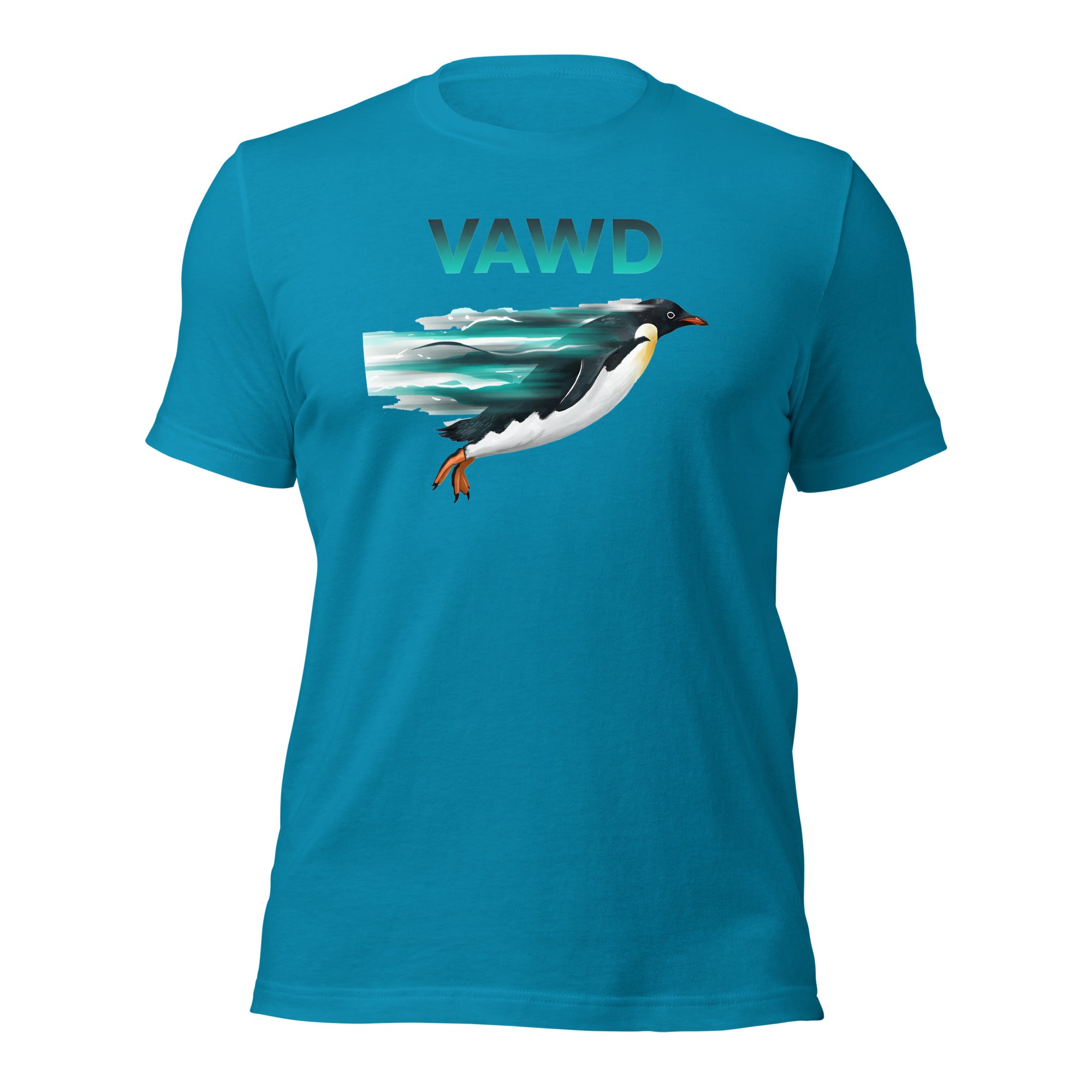 Dynamic Penguin Unisex t-shirt