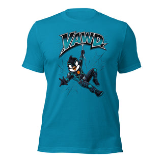 Web-Swinging Penguin Design Unisex T-Shirt for All Ages