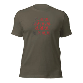 Ch Ch Ch, Ah Ah Ah Unisex t-shirt