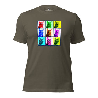 Warhol Cats Unisex t-shirt