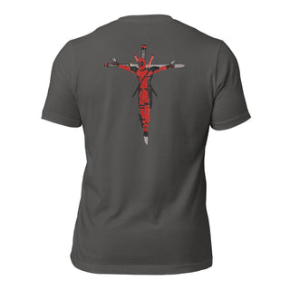 a women's t - shirt with the image of jesus on it