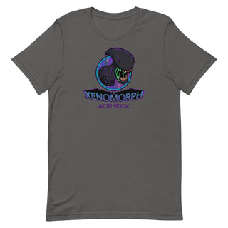 a grey t - shirt with the words xenomorph on it