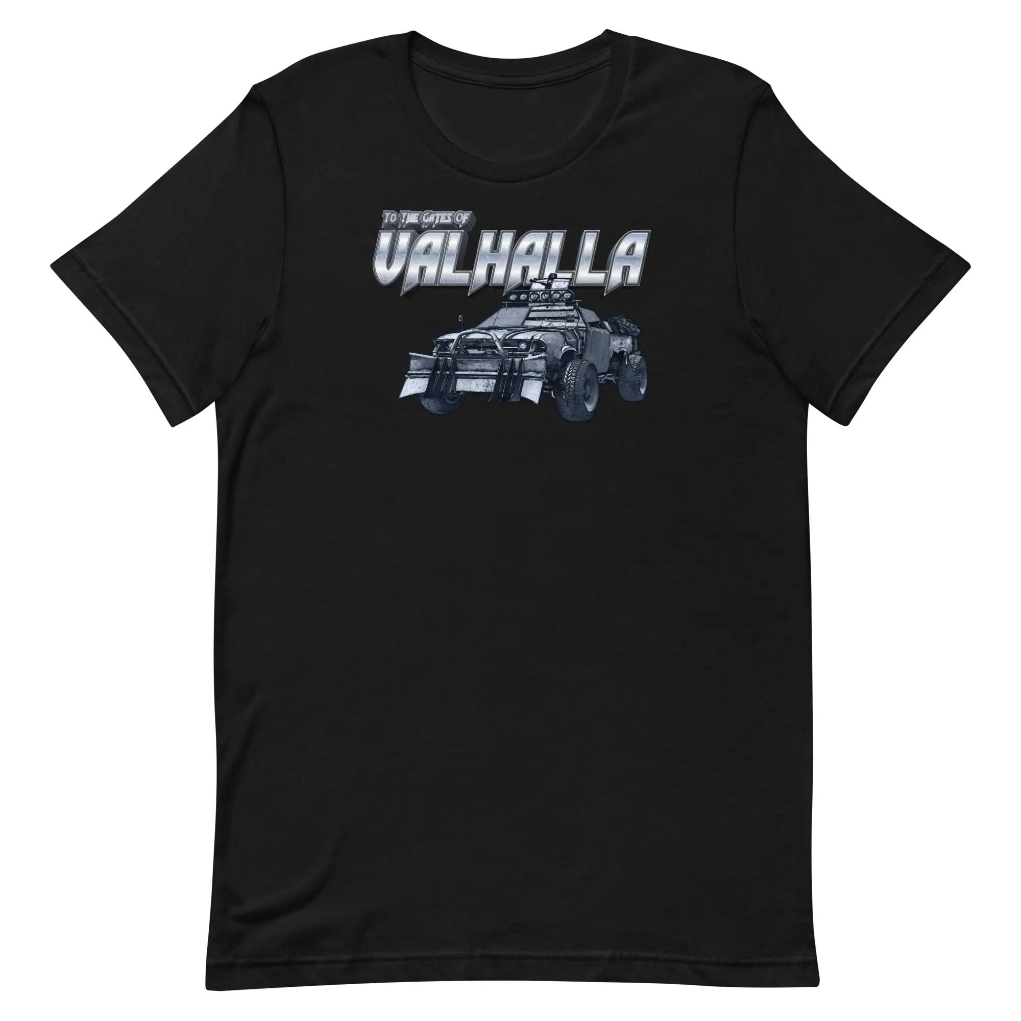 a black t - shirt with a picture of a car on it