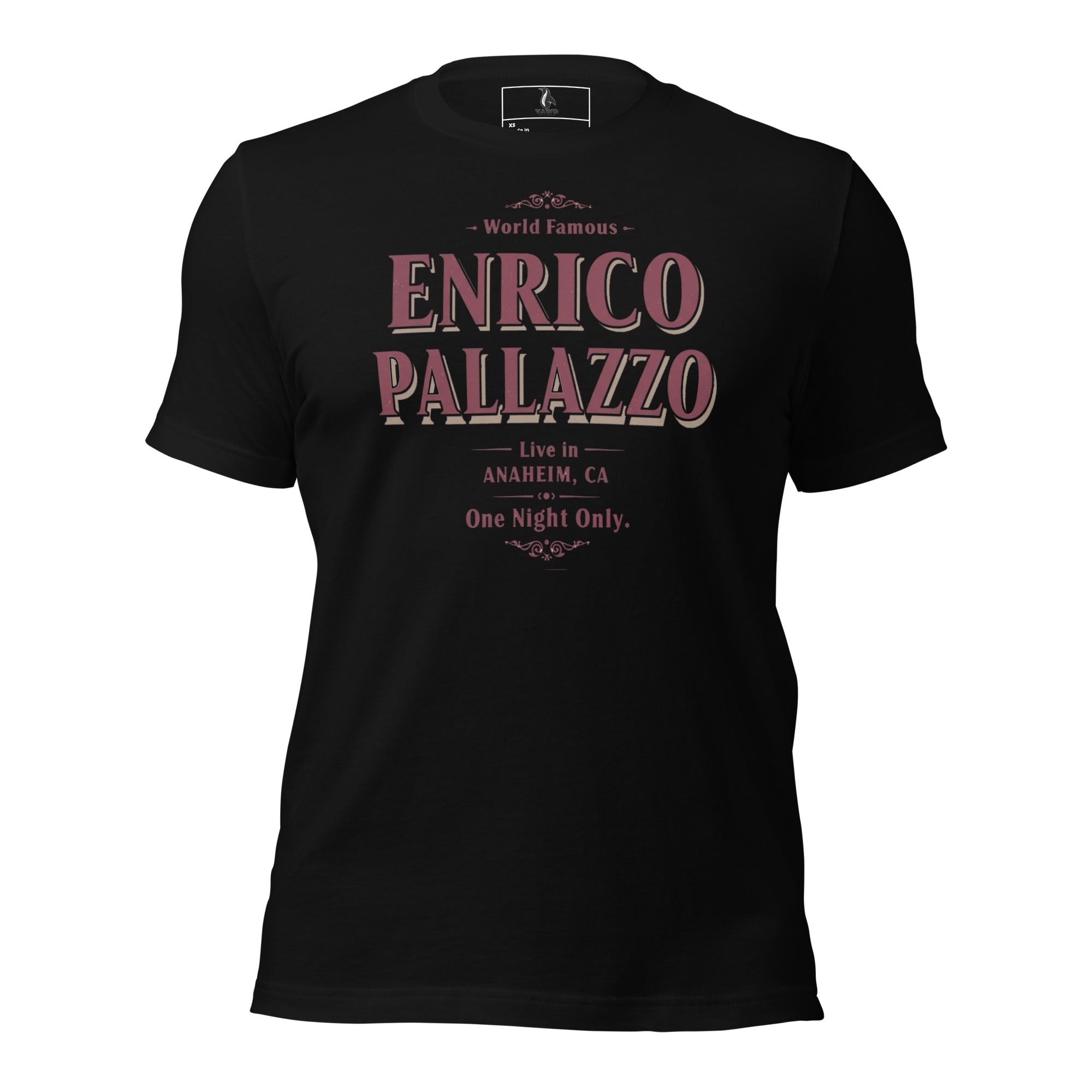 World Famous Enrico Pallazzo T-Shirt – Funny The Naked Gun Movie Inspired Graphic Tee