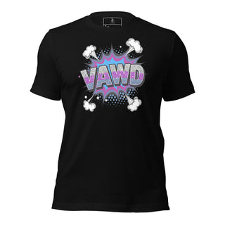 Pop Art Comic Logo Tee – Comic Book Style Graphic T-Shirt