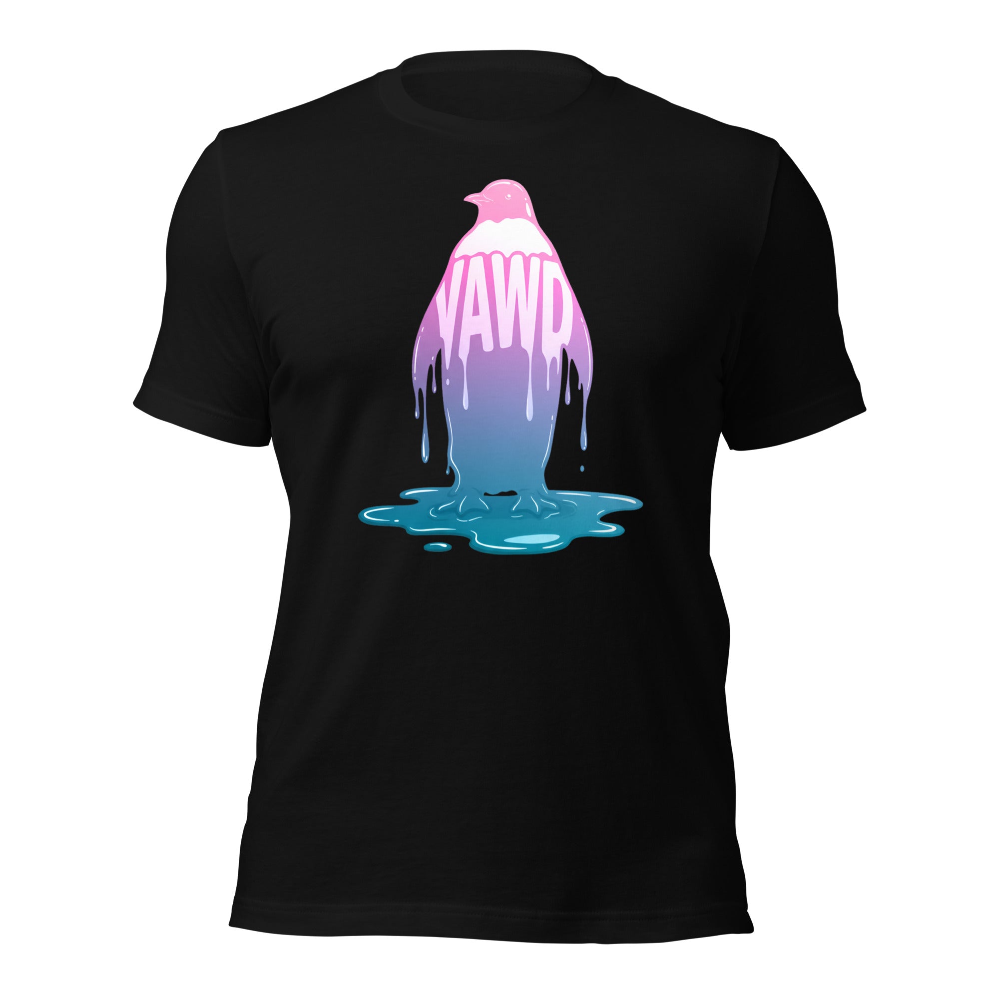 Melting Penguin Unisex t-shirt