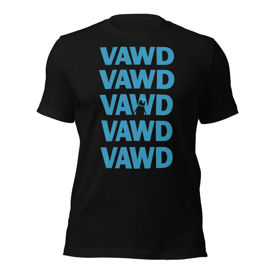 Unisex VAWD T-shirt with Penguin Design