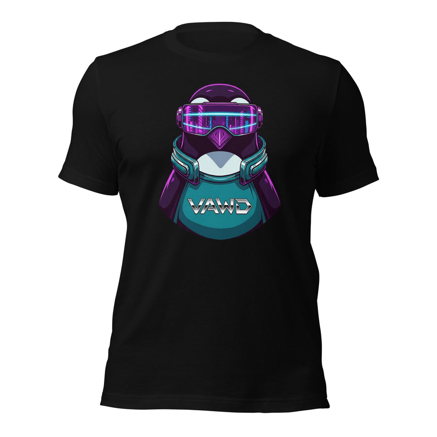 Futuristic Cyber Penguin unisex T-Shirt
