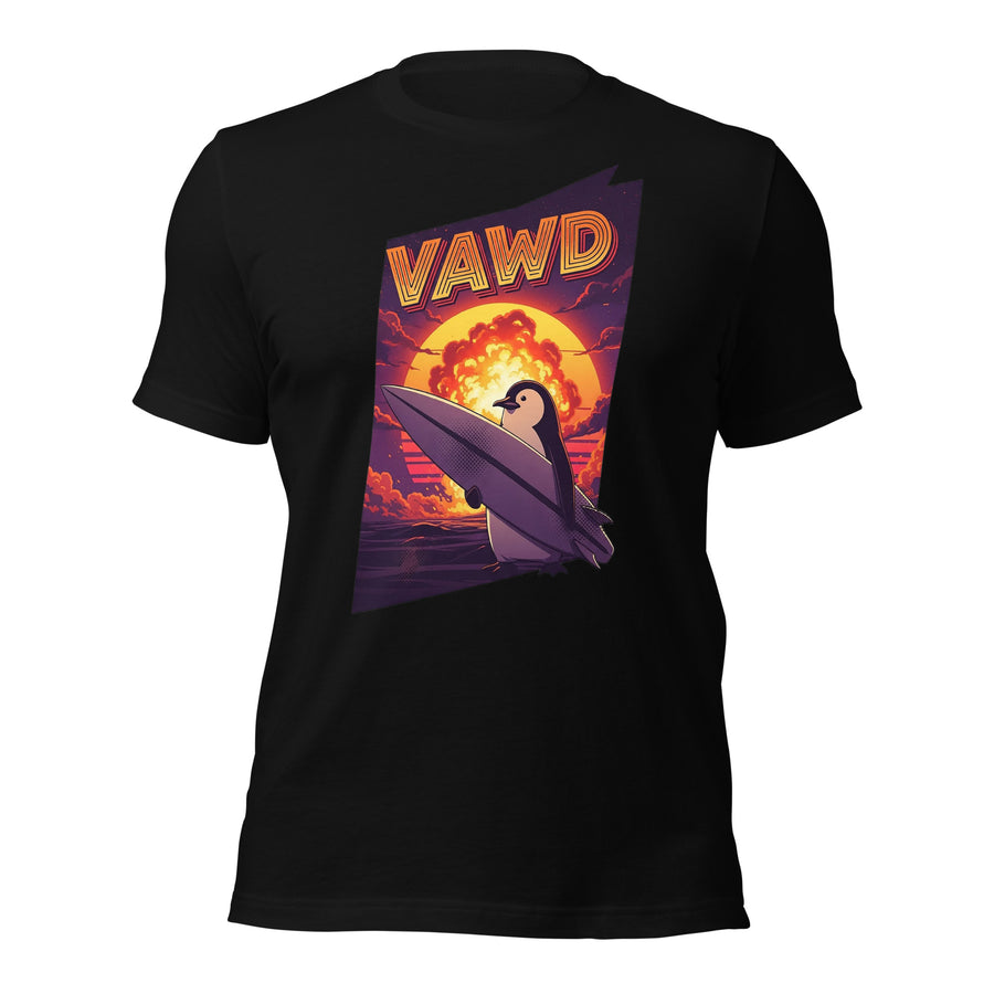 Retro Surf T-shirt - Sunset Breaker Unisex