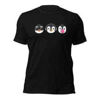 See No Evil Penguins Unisex T-Shirt