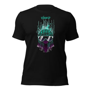 Neon Data Penguin Unisex T-Shirt