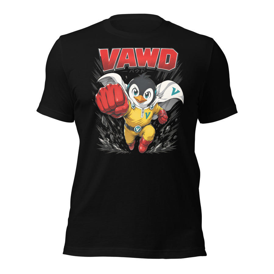 Anime Punch Penguin T-Shirt for All Enthusiasts