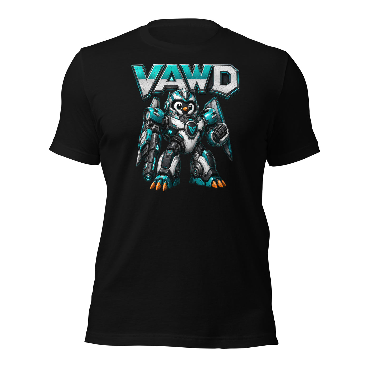 Transforming Robot Penguin Design Unisex T-Shirt for Comfortable Fit and Style