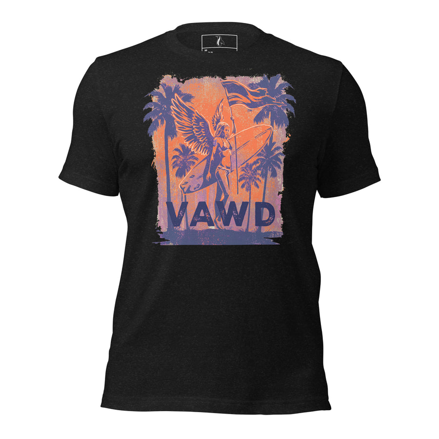 Vintage Rock & Roll Beach Tee – Retro Surf and Music-Inspired Unisex T-Shirt