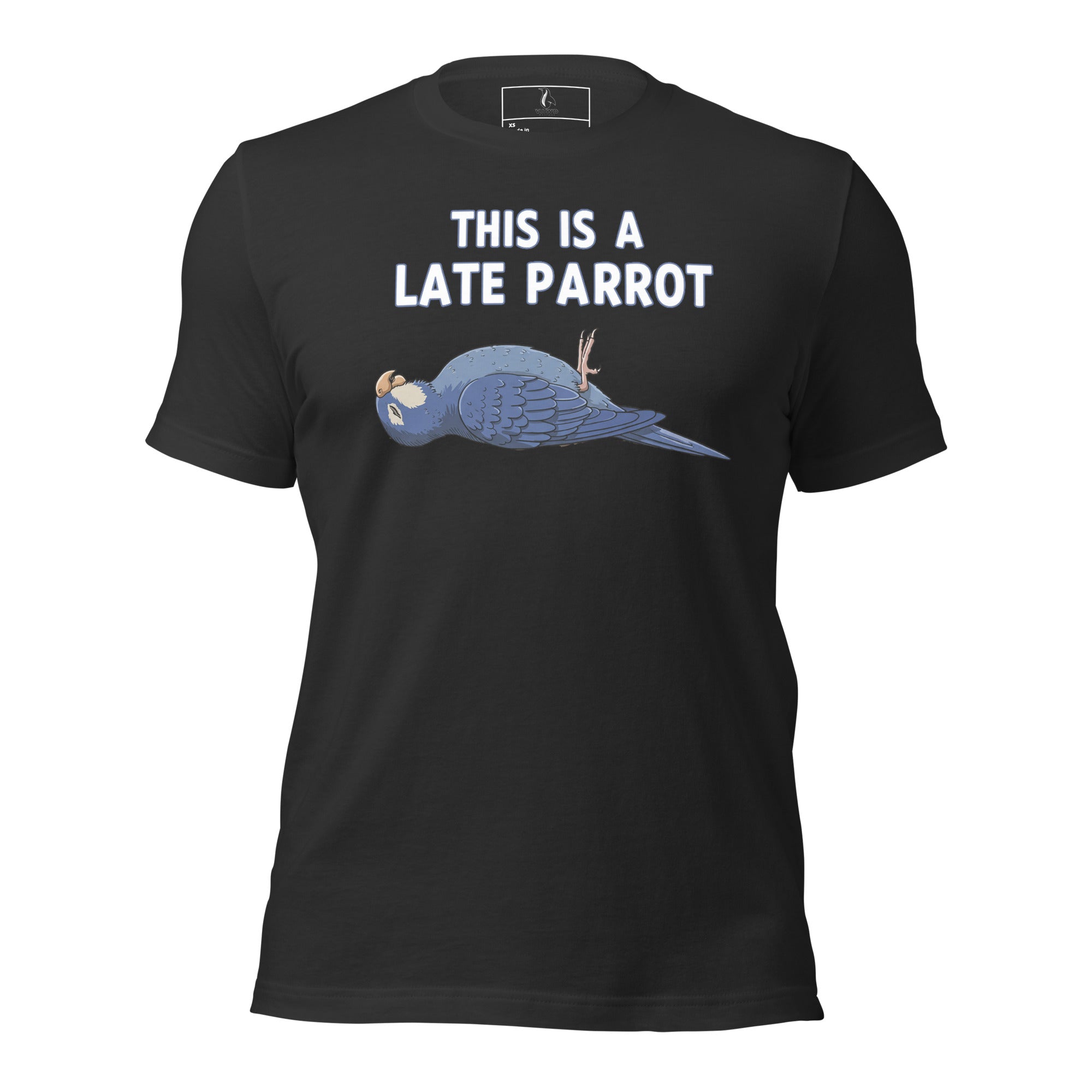 This Is a Late Parrot T-Shirt – Funny Monty Python Dead Parrot Sketch Inspired Tee