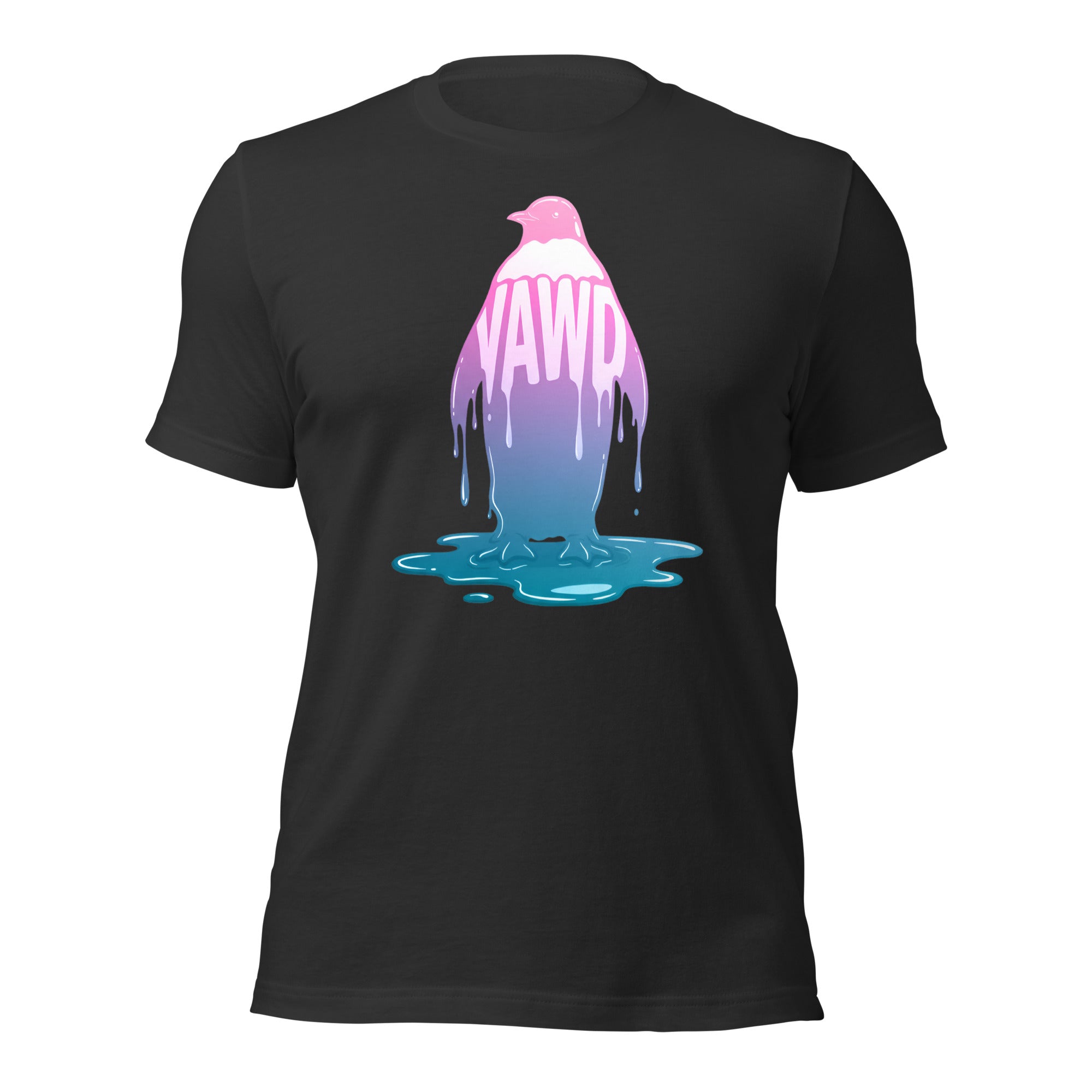 Melting Penguin Unisex t-shirt