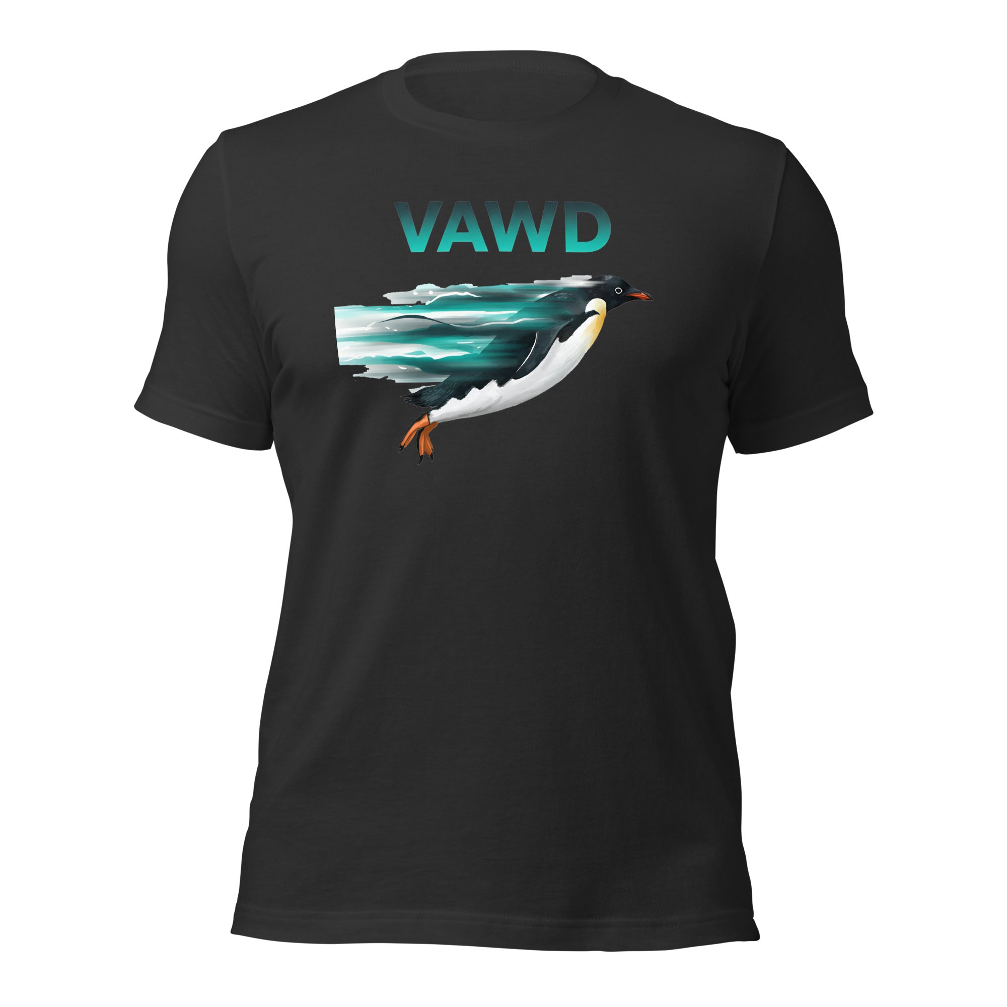 Dynamic Penguin Unisex t-shirt