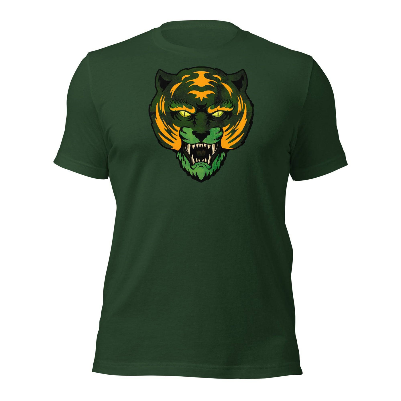 MOTU Inspired Green and Orange Tiger Unisex t-shirt