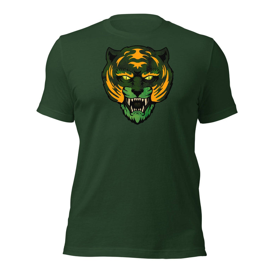 MOTU Inspired Green and Orange Tiger Unisex t-shirt