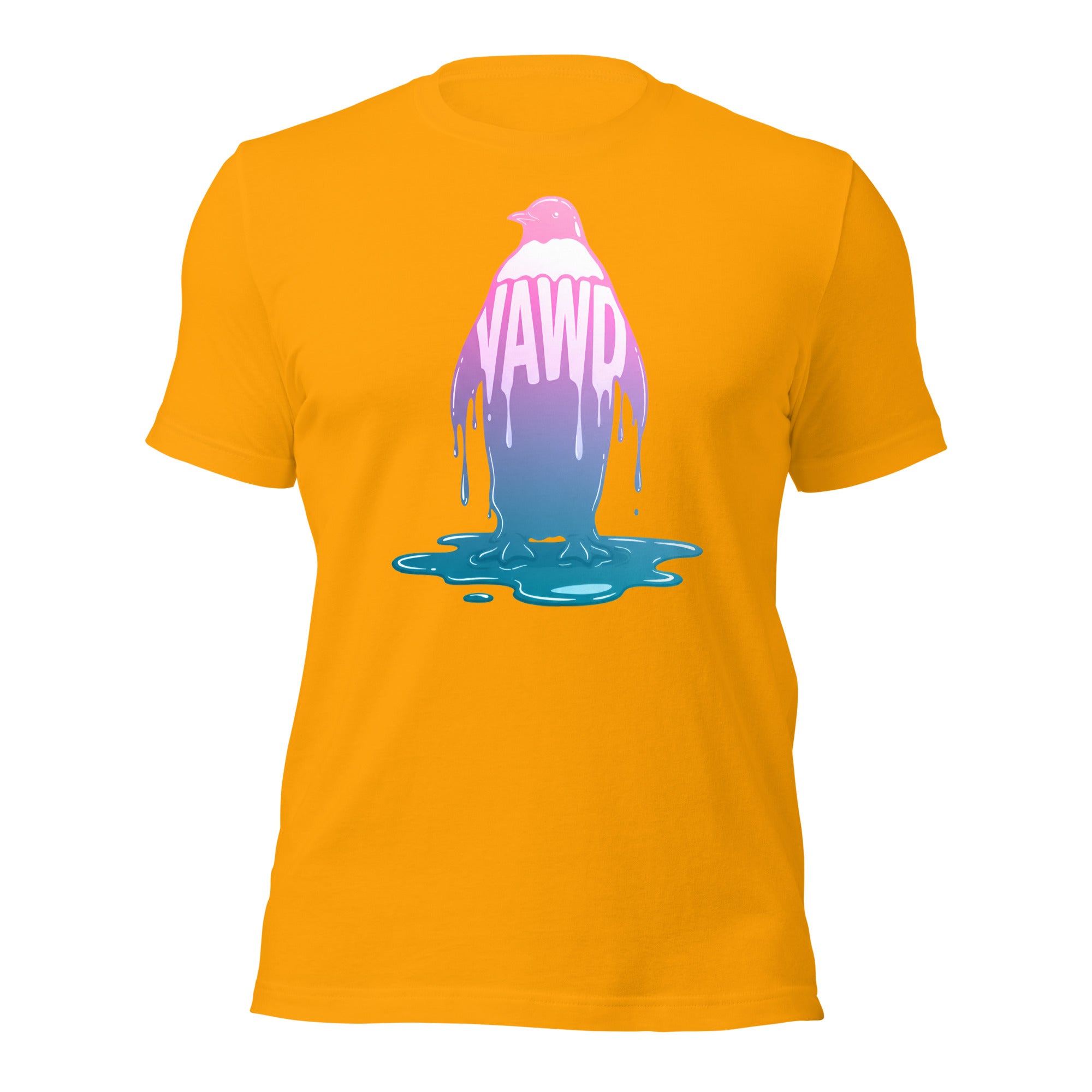 Melting Penguin Unisex t-shirt