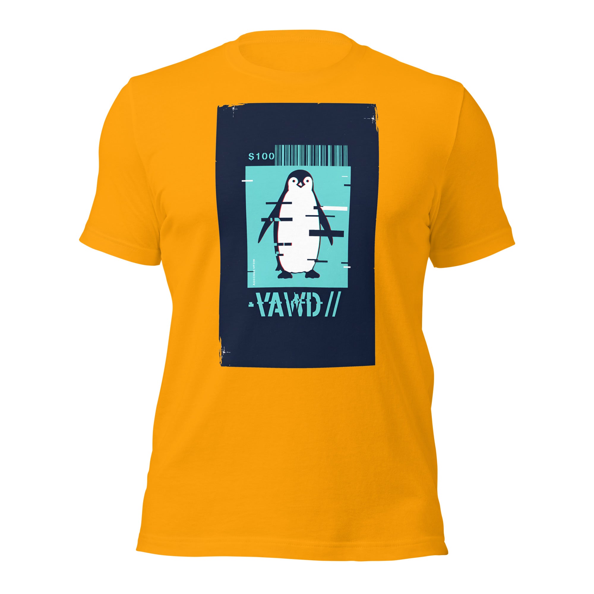 Glitch Penguin Unisex t-shirt