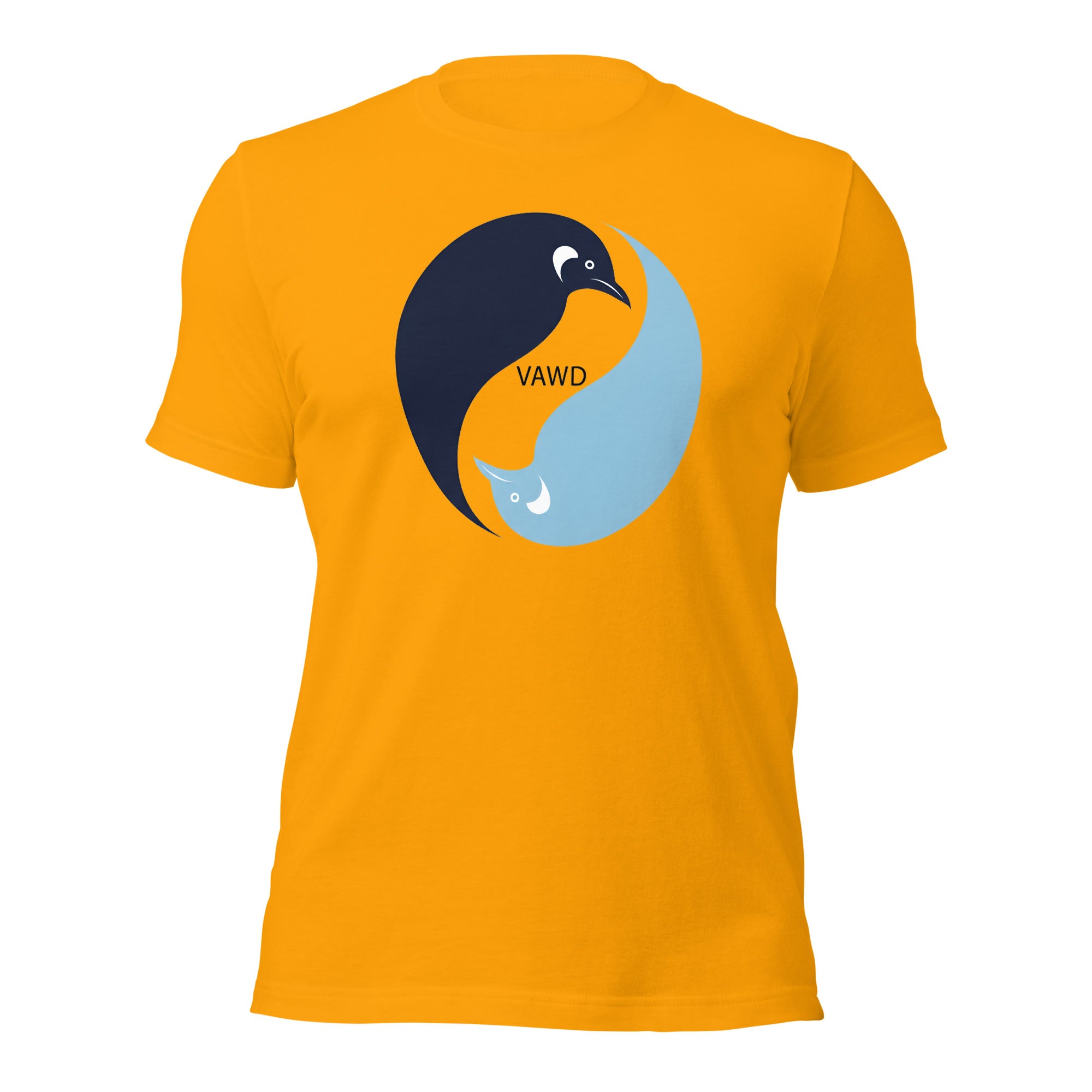 Yin Yang Penguins Unisex t-shirt