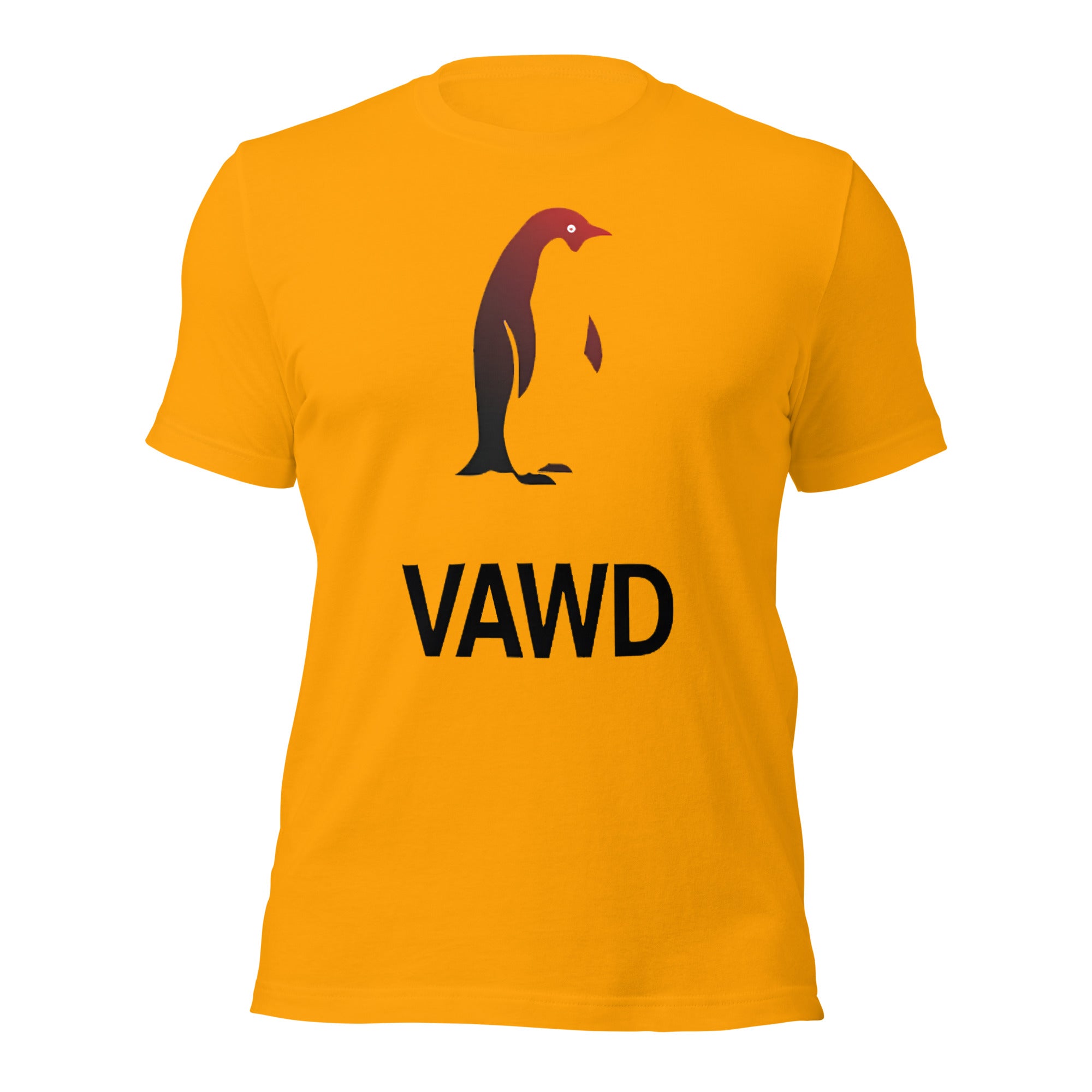 Minimalist Gradient Penguin Unisex t-shirt