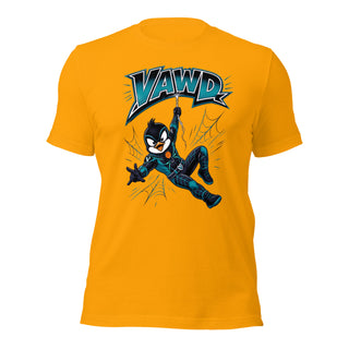 Web-Swinging Penguin Design Unisex T-Shirt for All Ages