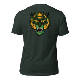 MOTU Inspired Green and Orange Tiger Unisex t-shirt (BACK)